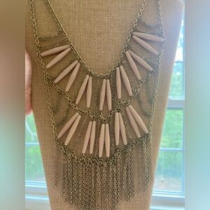 Gorgeous Tribal Ethnic Statement‎ Necklace Beaded Boho Festival Party